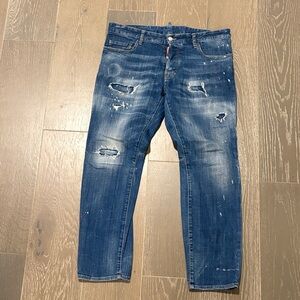 DSQUARED2 Hawaiian Grunge Jeans